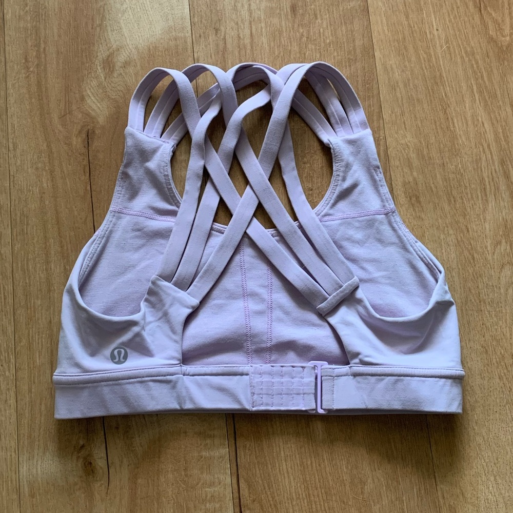 Lavender hook back lulu bra